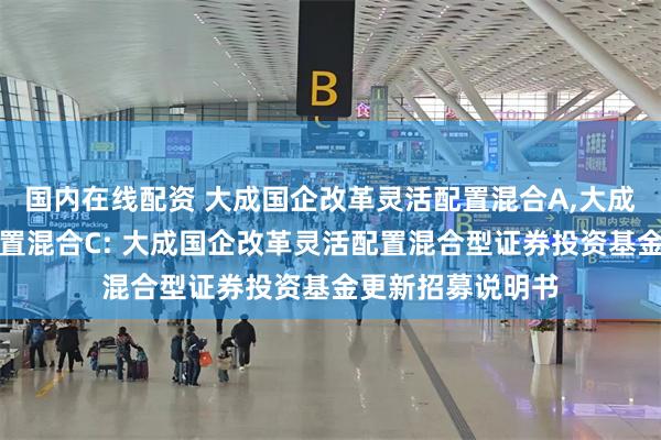 国内在线配资 大成国企改革灵活配置混合A,大成国企改革灵活配置混合C: 大成国企改革灵活配置混合型证券投资基金更新招募说明书